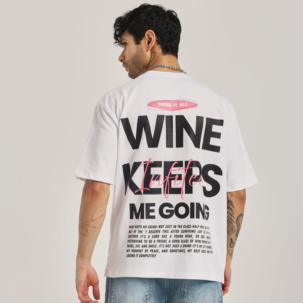 Wine Oversize T Shirt