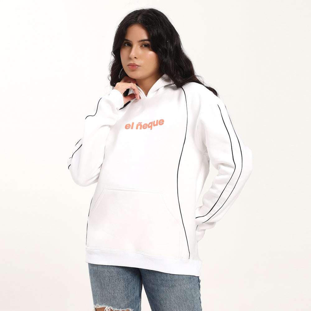 White Oversize Hoodie