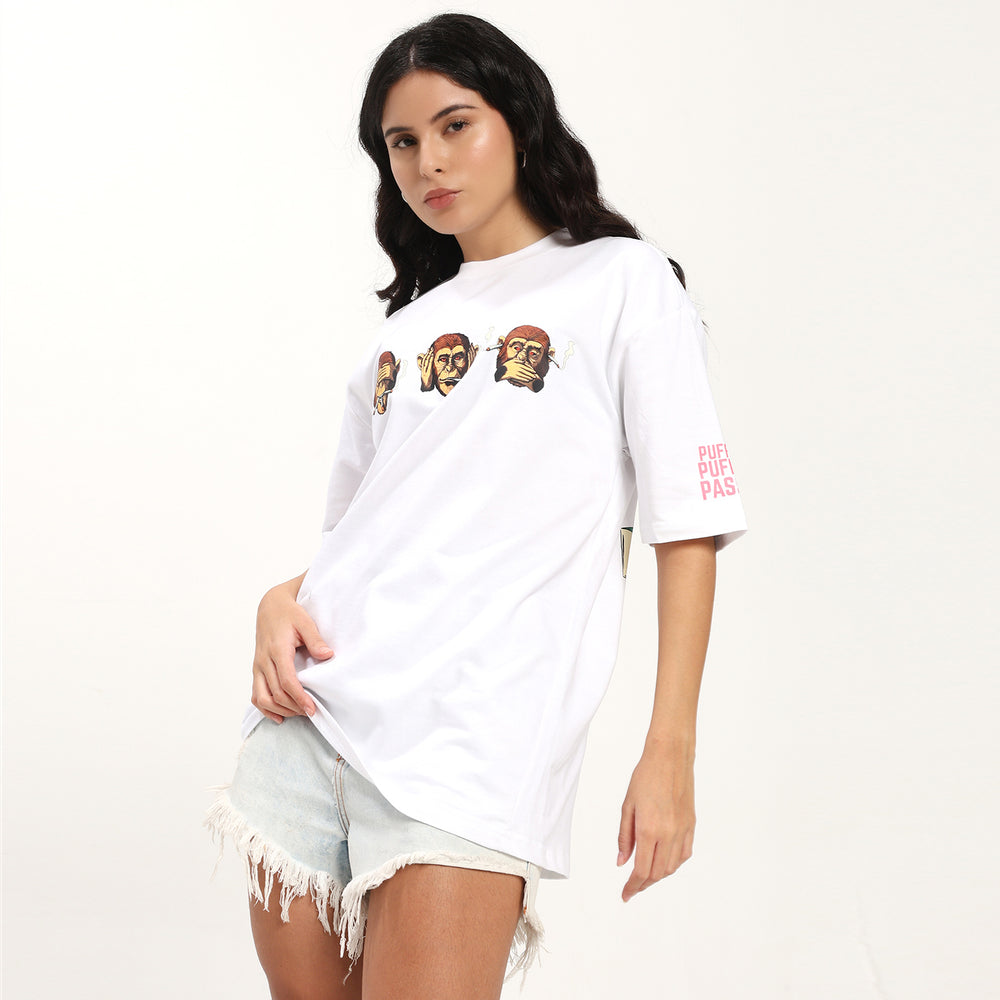 Marijuana Joint Oversize T Shirt