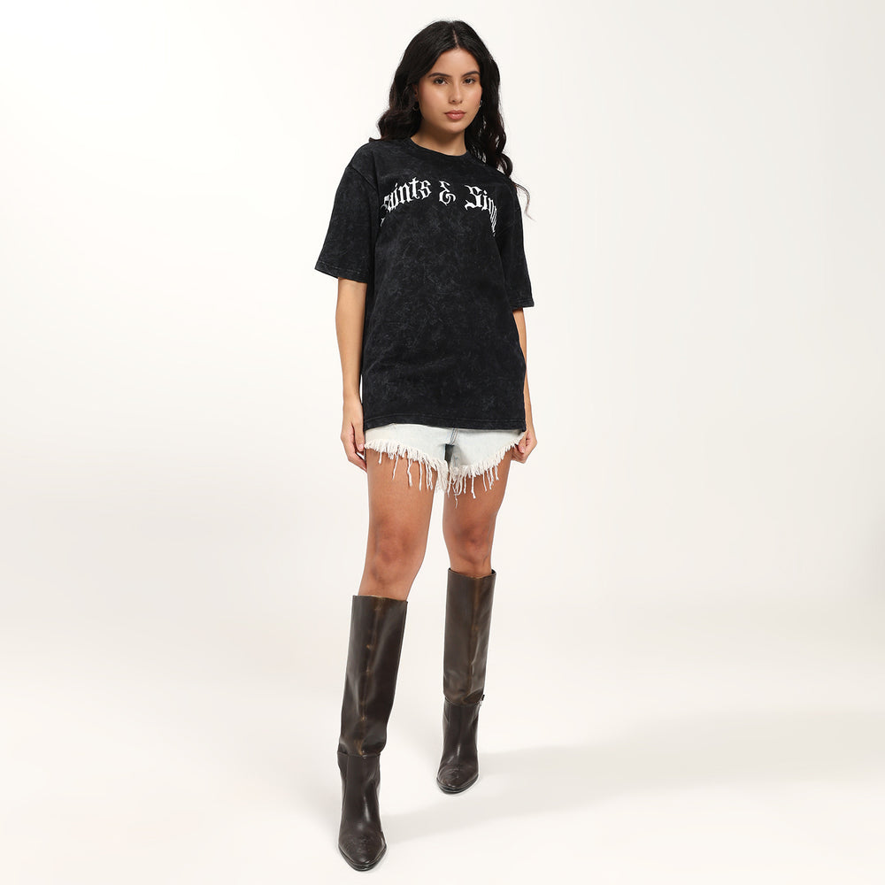 Saint and Sinner Oversize T Shirt
