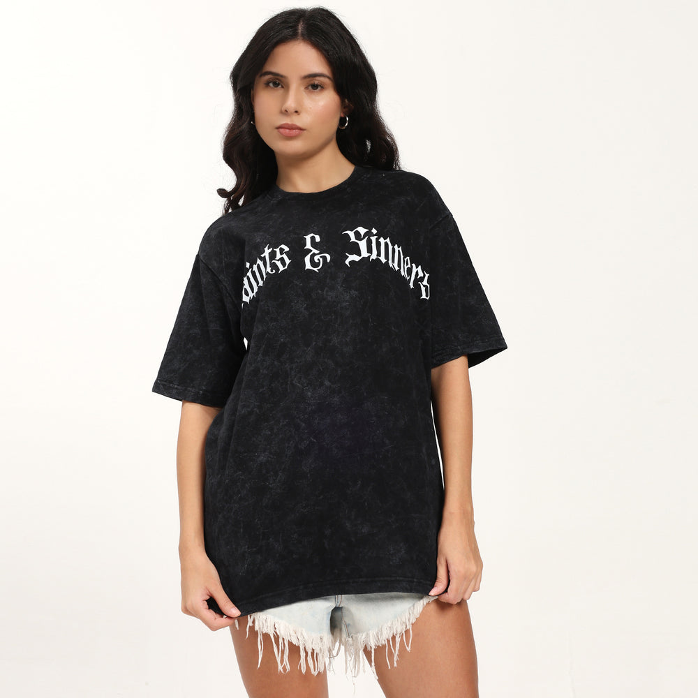 Saint and Sinner Oversize T Shirt