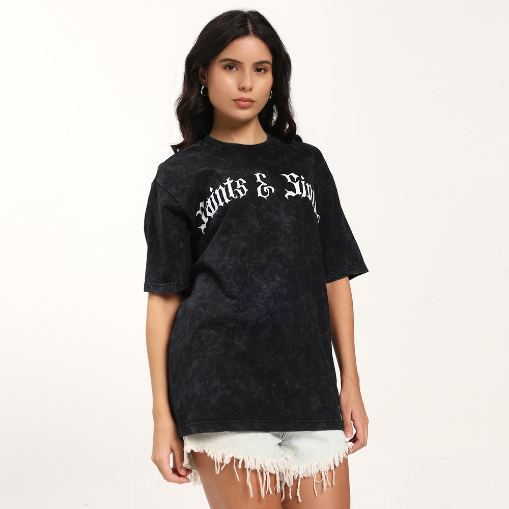 Saint and Sinner Oversize T Shirt