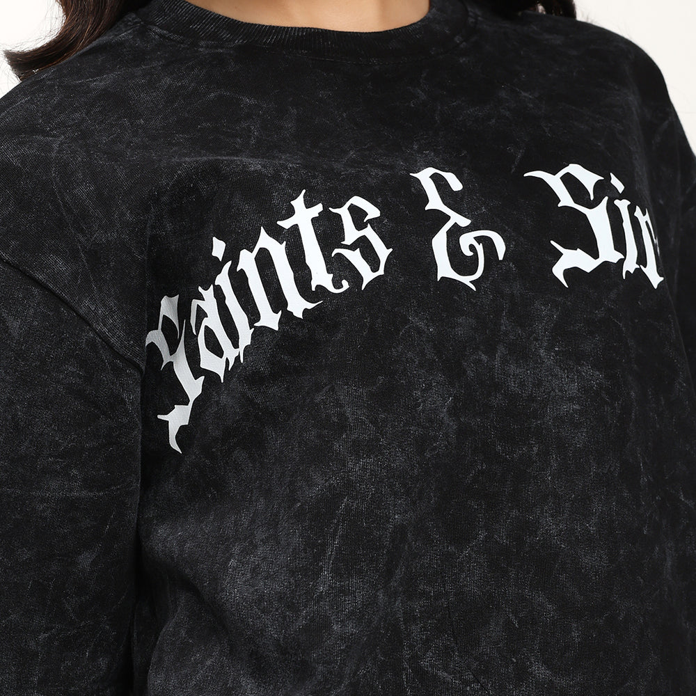 Saint and Sinner Oversize T Shirt