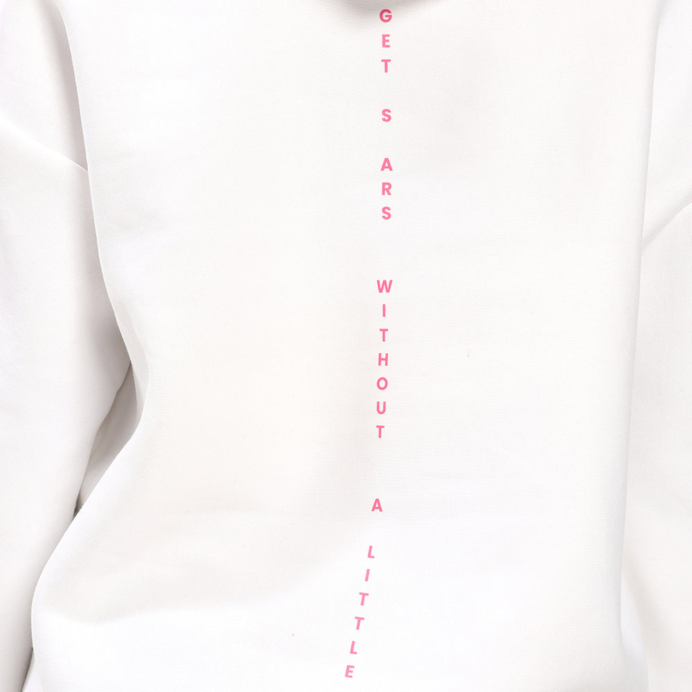 White Oversize Hoodie