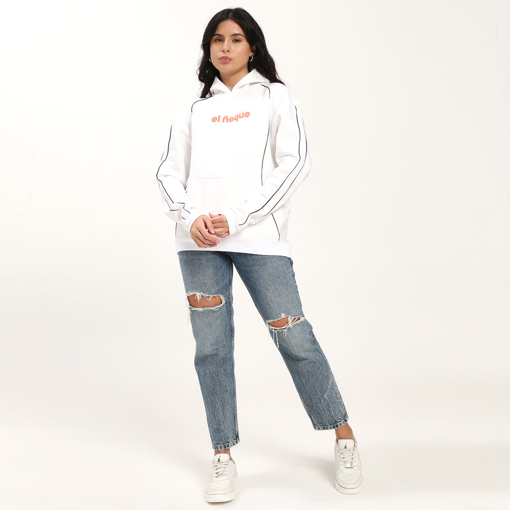 White Oversize Hoodie