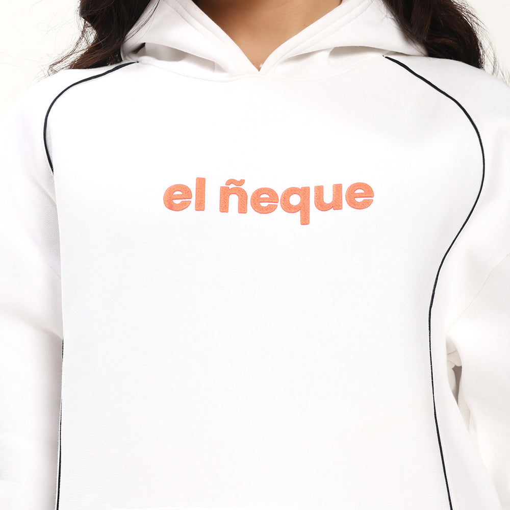 White Oversize Hoodie