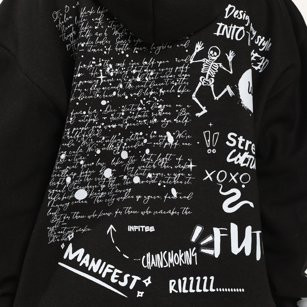 Black Oversize Hoodie