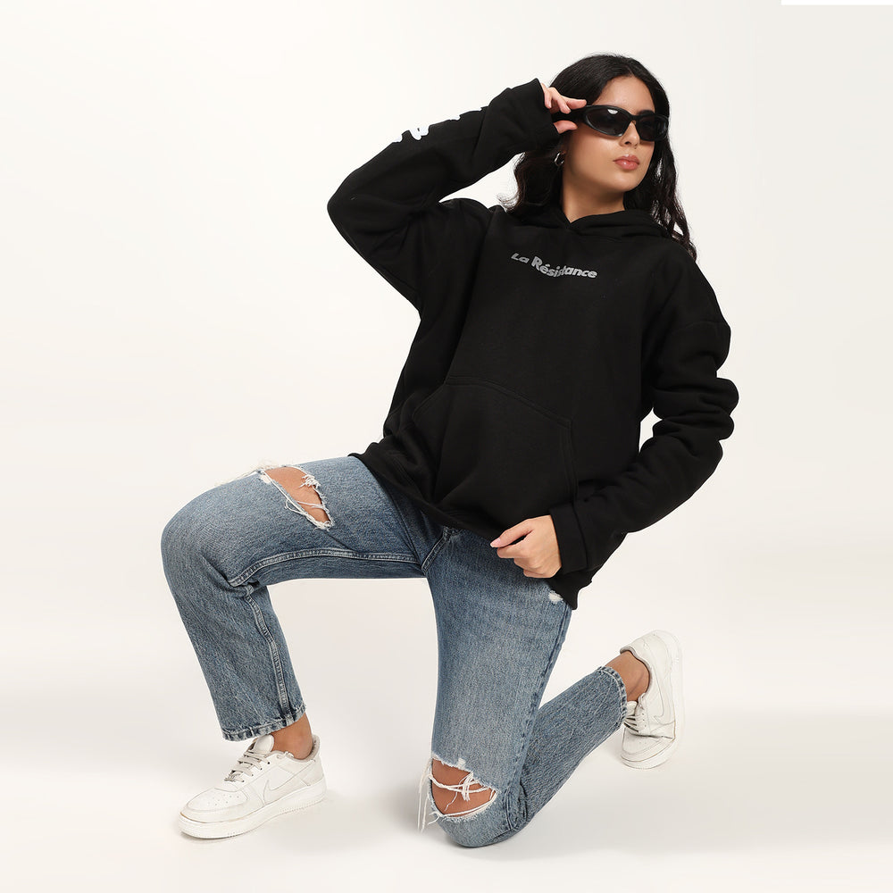 Black Oversize Hoodie